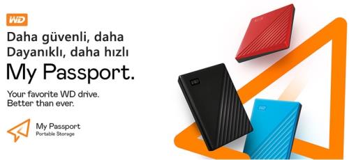 2TB WD MY PASSPORT USB3.0 SİYAH HDD 2.5" WDBYVG0020BBK-WESN